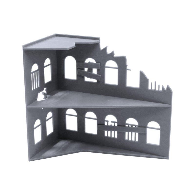 EnderToys Ruined Building Terrain Scenery for Tabletop 28mm Miniatures Wargame 3D Printed and Paintable EnderToys - Image 2