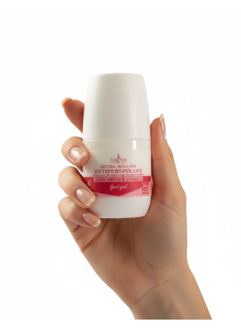 أفريكانا إن بي سي مزيل عرق طبيعي من افريكانا برائحة جود جيرل 60 مللي - Image 3