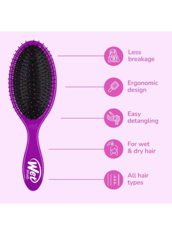 Wet Brush WetBrush Pro Detangler - Purple - Image 4