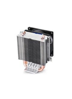 DEEPCOOL ICE EDGE MINI FS V2.0 CPU Air Cooler - 2 Heat Pipes - 80mm Fan / Speed 2200 RPM - For Intel LGA1851 / 1700 , AMD AM5 / AM4  - Image 2