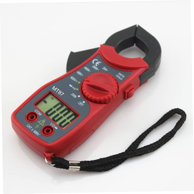 Digital Clamp Multimeter Compact Voltage Tester High Sensitivity Overload Protection Design for Carrying Use Yellow - Image 4
