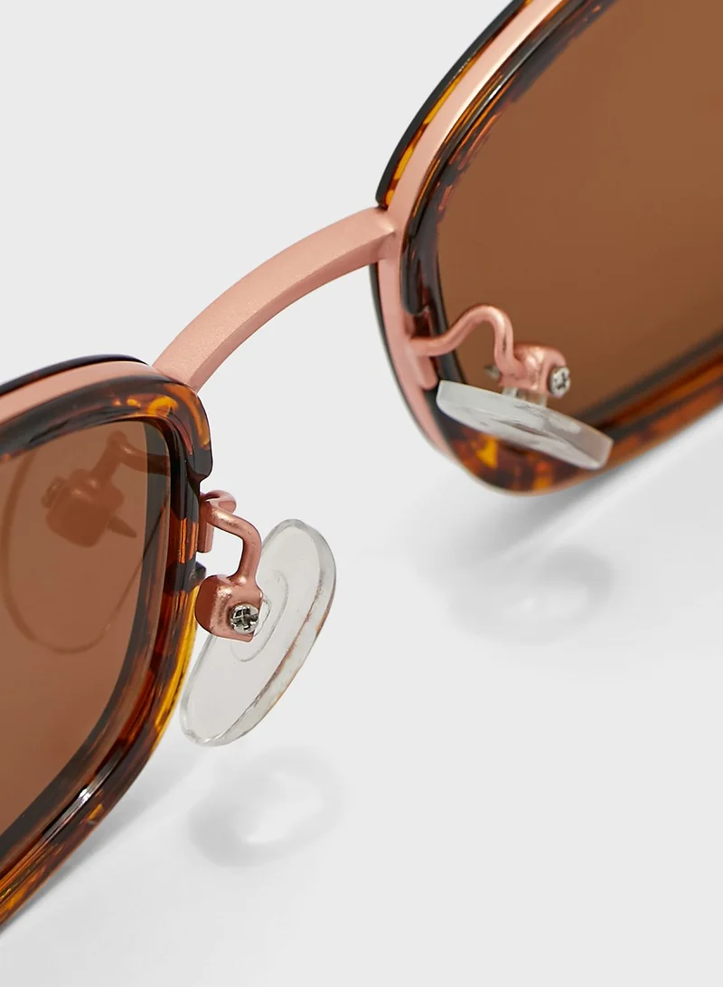 ELLA Anti-Blue Lens Tortoise Shell Frame Glasses