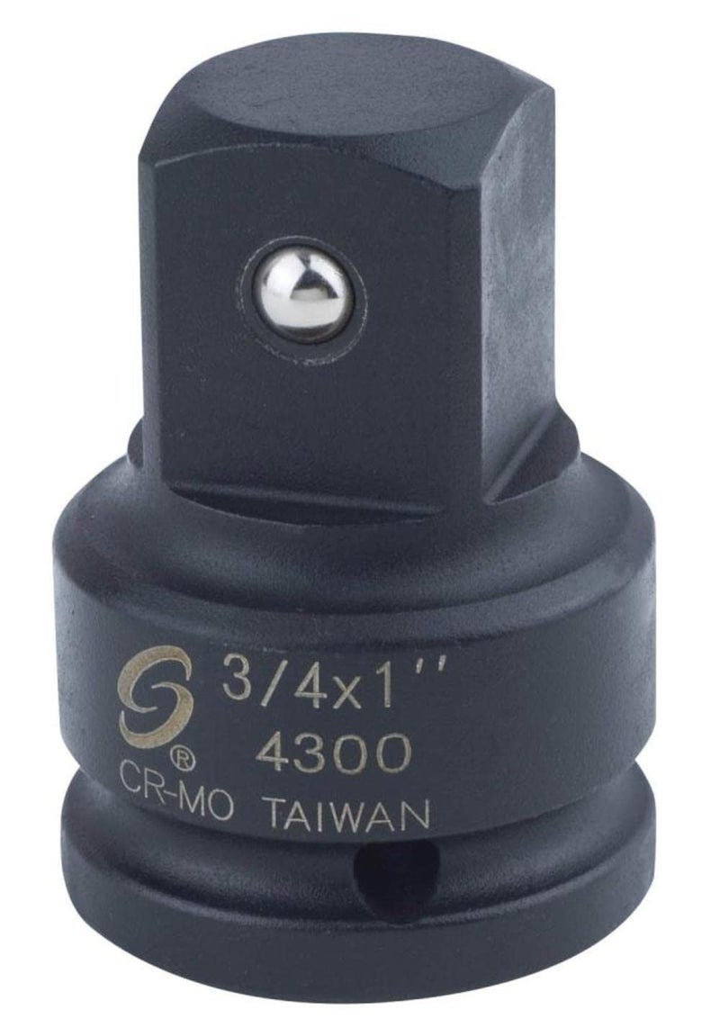 SUNEX TOOLS 4300 34Inch Female 1Inch Male Impact Socket Adapter