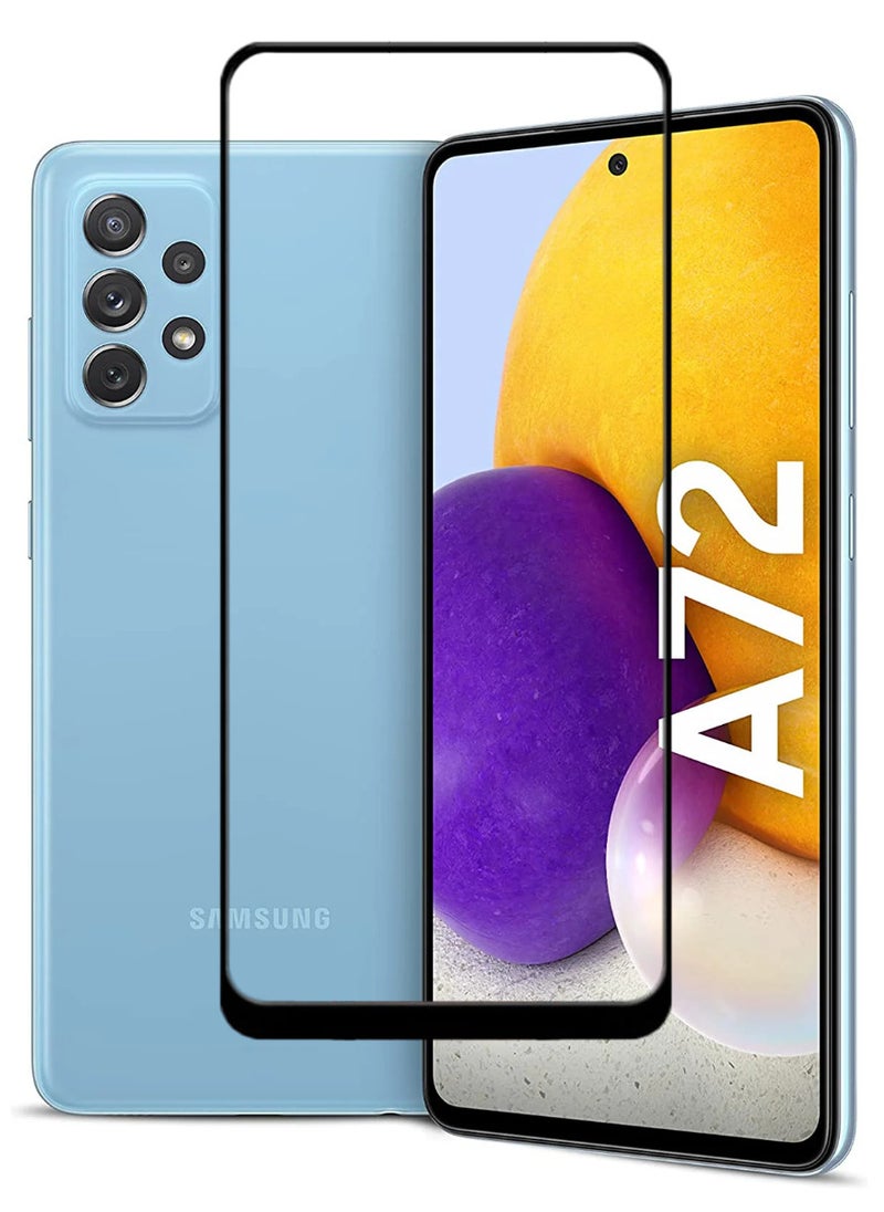 ACLIX Antistatic ESD Dustproof Premium Quality High Definition Tempered Glass Screen Protector Designed For Samsung Galaxy A72 - Image 1