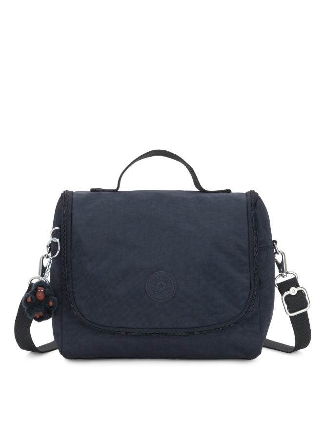 kipling New Kichirou Insulated Kids School Lunchbag with Trolley Sleeve, 0.27 kgs, 6L - True Blue Tonal (Blue)  - Image 1