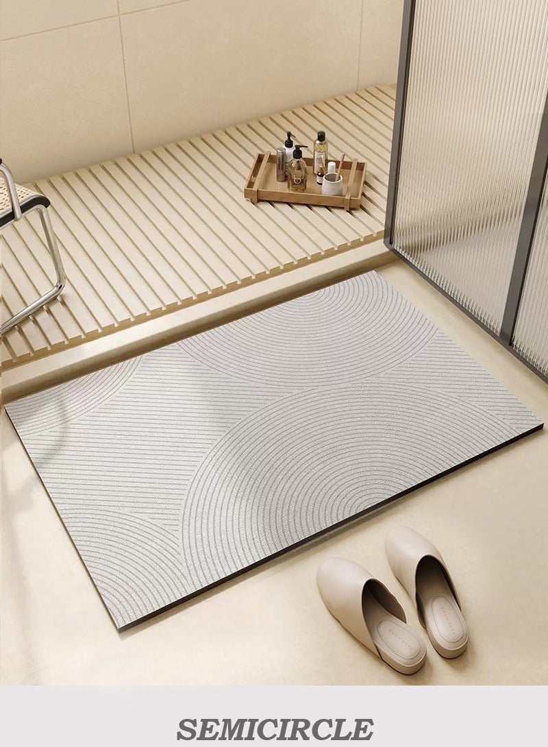 Diatom mud mat, bathroom mat, non-slip mat, absorbent, non-slip and quick-dry, easy to clean 60*40cm - Image 1