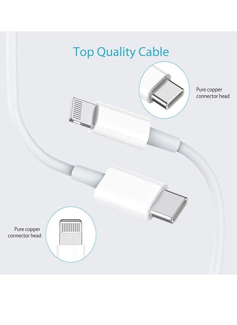Gravity iPhone Fast Charger Cable【Apple MFi Certified】20W PD USB C Wall Charger Type C Power Adapter Lightning Cable Fasting Charging Plug Compatible with iPhone 12/12 Pro/11/XS/Max/XR/X/8 Plus/SE Pad - Image 4