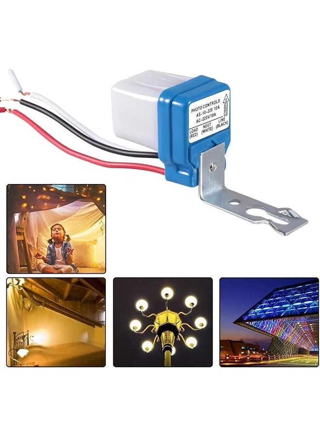 erorex Ac 220V Switch Automatic Auto On Off Photocell Street Light Switch 10A Photoswitch Sensor Control Light Switch  - Image 3