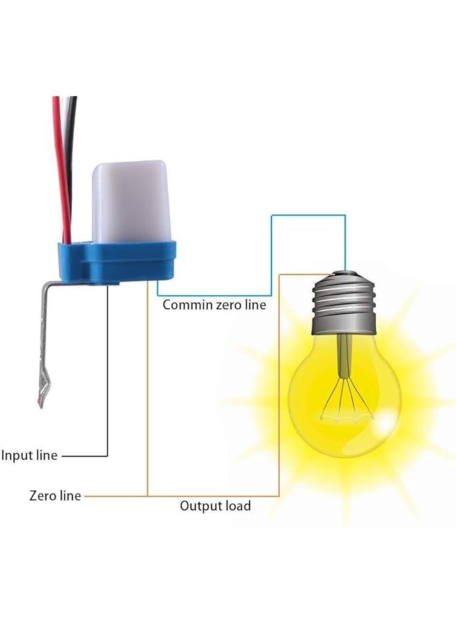erorex Ac 220V Switch Automatic Auto On Off Photocell Street Light Switch 10A Photoswitch Sensor Control Light Switch  - Image 2