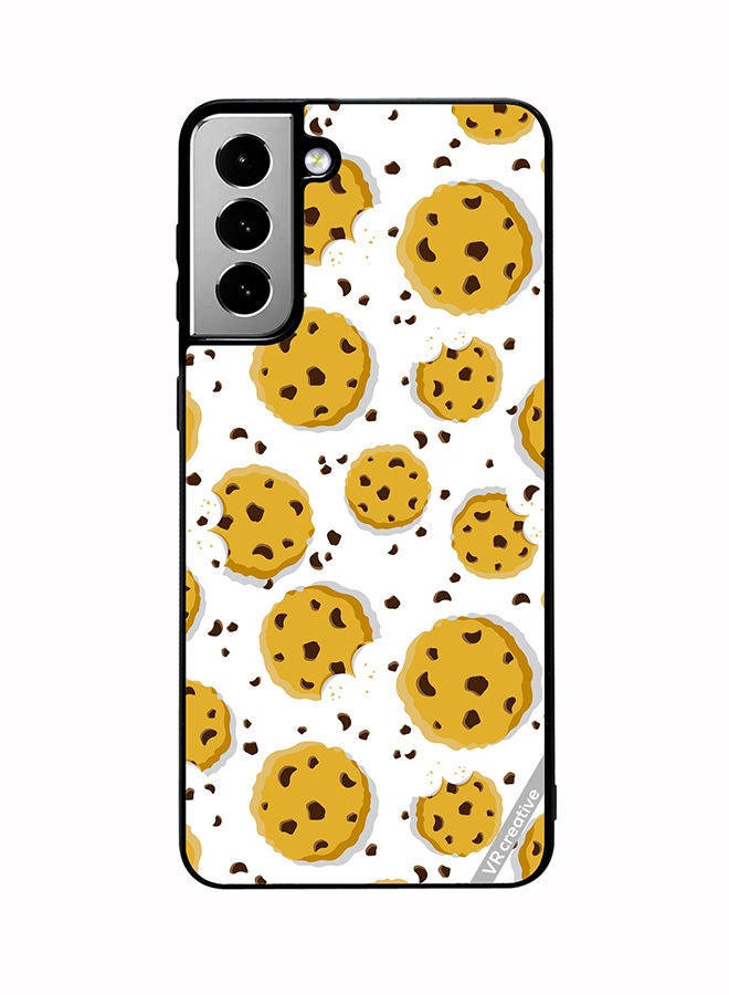 VR CREATIVE Protective Case Cover For Samsung Galaxy S21 FE 5G Mix Pattern Design Multicolour - Image 1