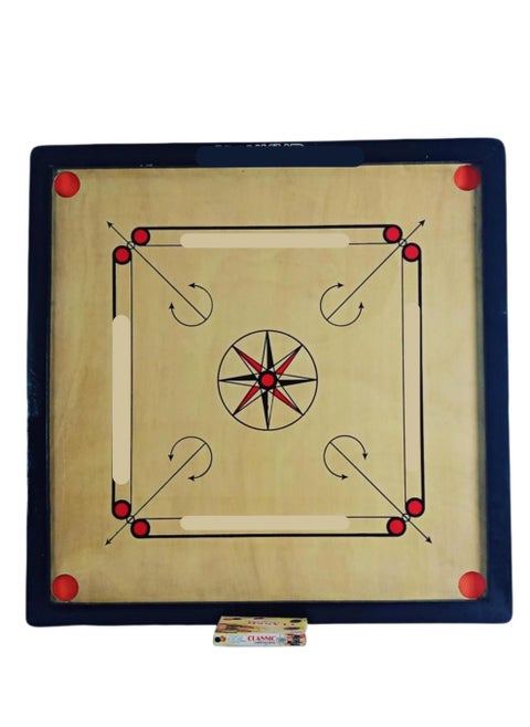 Standard Size 30Inch Wooden Carrom Board With 24 Coins & Striker Set