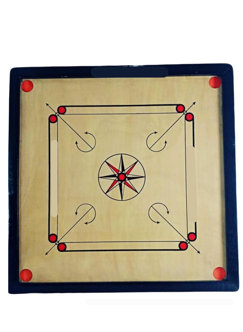Toy Box - Standard Size 30Inch Wooden Carrom Board With 24 Coins & Striker Set - Image 1
