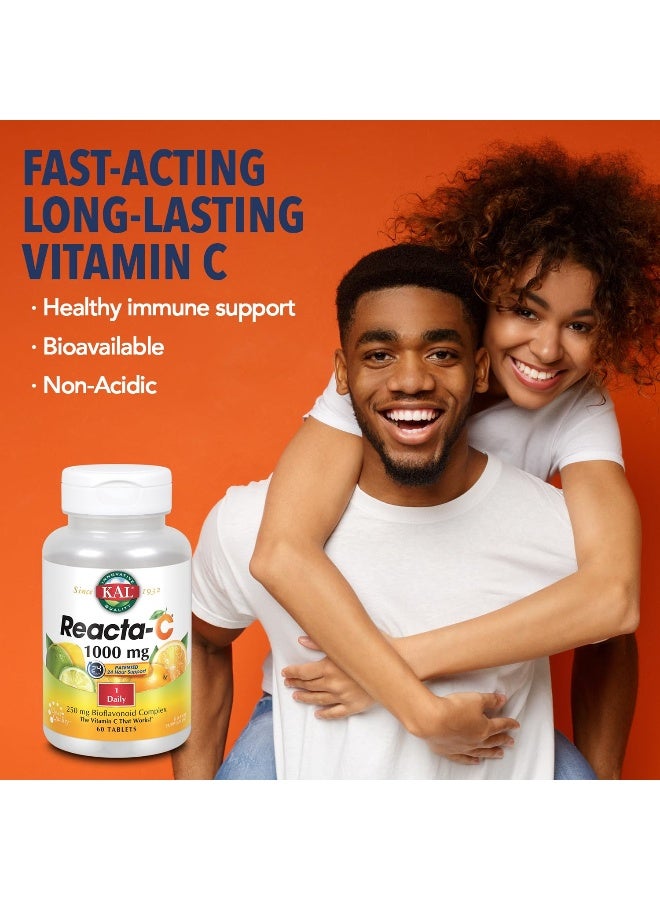 KAL Reacta-c with Bioflavonoids Tablets, 60 Count - Image 3