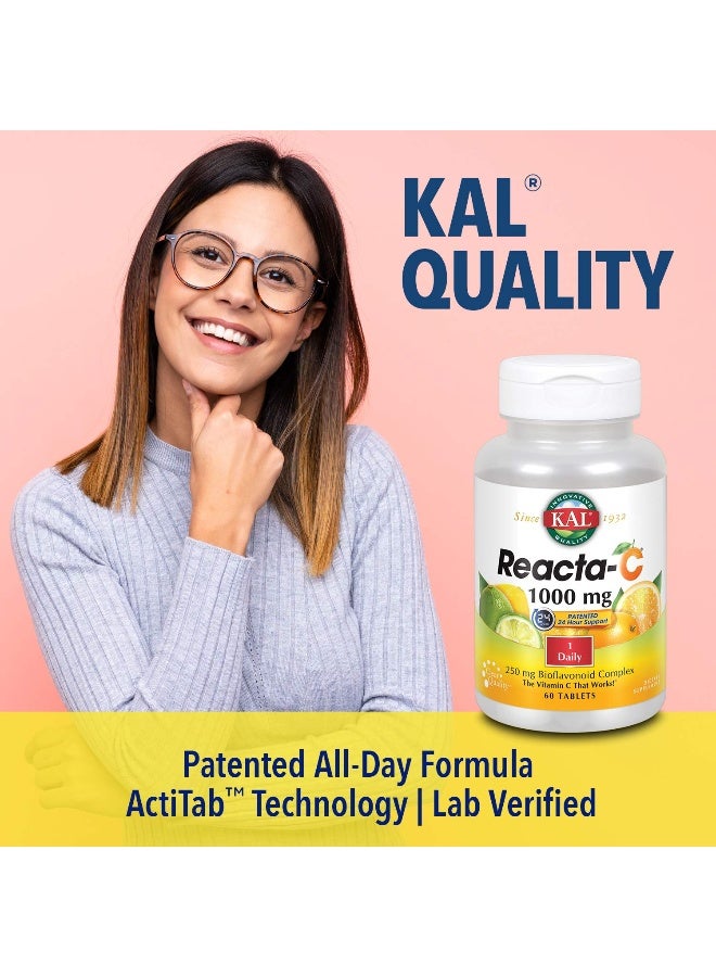 KAL Reacta-c with Bioflavonoids Tablets, 60 Count - Image 4