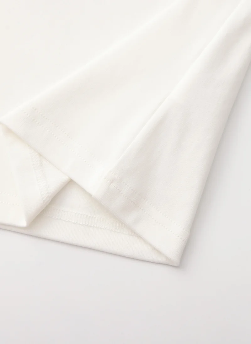 Balabala White Kids Girls Knit short sleeve suit for Women | Best Price UAE