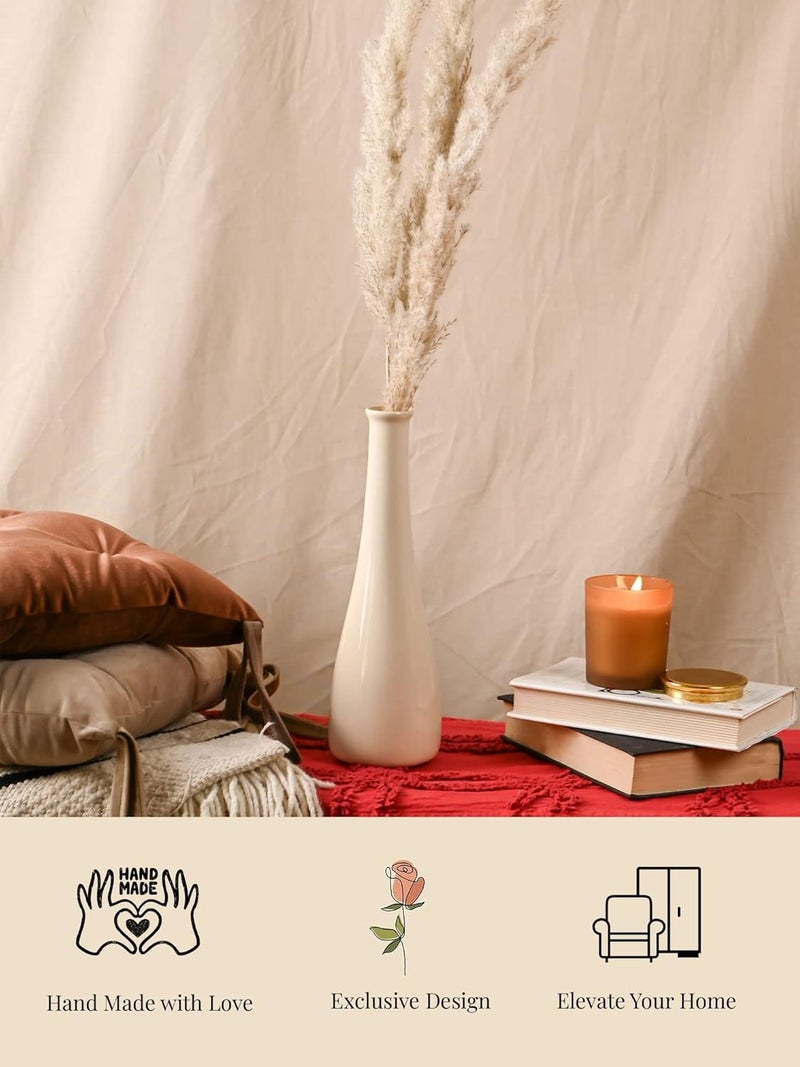 PUREZENTO Arizona Vase Ceramic Vases for Decor Flower Vase for Home Decor Living Room Home Office Centrepiece Table and Wedding Multicolor - Image 5