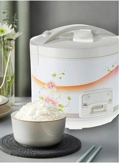 Generic Electric Rice Cooker 1.8L – Multi-Function Cooking Pot with Non-Stick Inner Pot, Deluxe Features, Keep Warm Function, Automatic Cooking – White  - Image 2