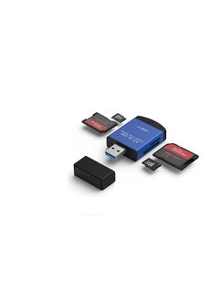 ماركة غير محددة قارئ بطاقات تي اكس واي 4 في 1 USB2.0 الى SD Micro SD TF MS MMC M2 قارئ بطاقات اللاب توب، قارئ بطاقة الذاكرة الذكية قارئ 4 في 1 محول بطاقة 