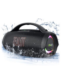Zealot ZEALOT S98 Portable Bluetooth Speaker, 160W RMS Speaker Bluetooth Wireless, IPX6 Waterproof BT5.3, Extra Loud Deep Bass Party Speaker, 36000mah Power Bank/EQ/USB/TF Card/AUX, for Home, Outdoor,Travel  - Image 1