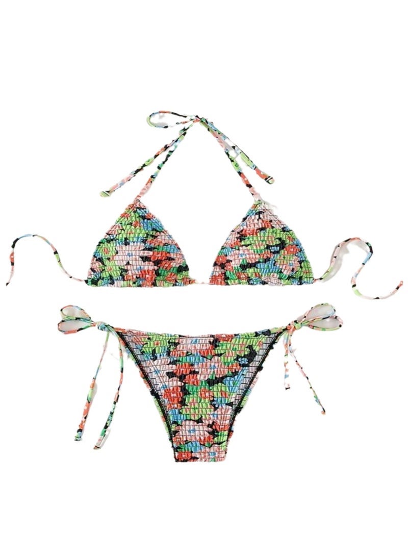 NADANBAO Fashion bikini halterneck suspender suit swimsuit beach vacation swimsuit - Image 1