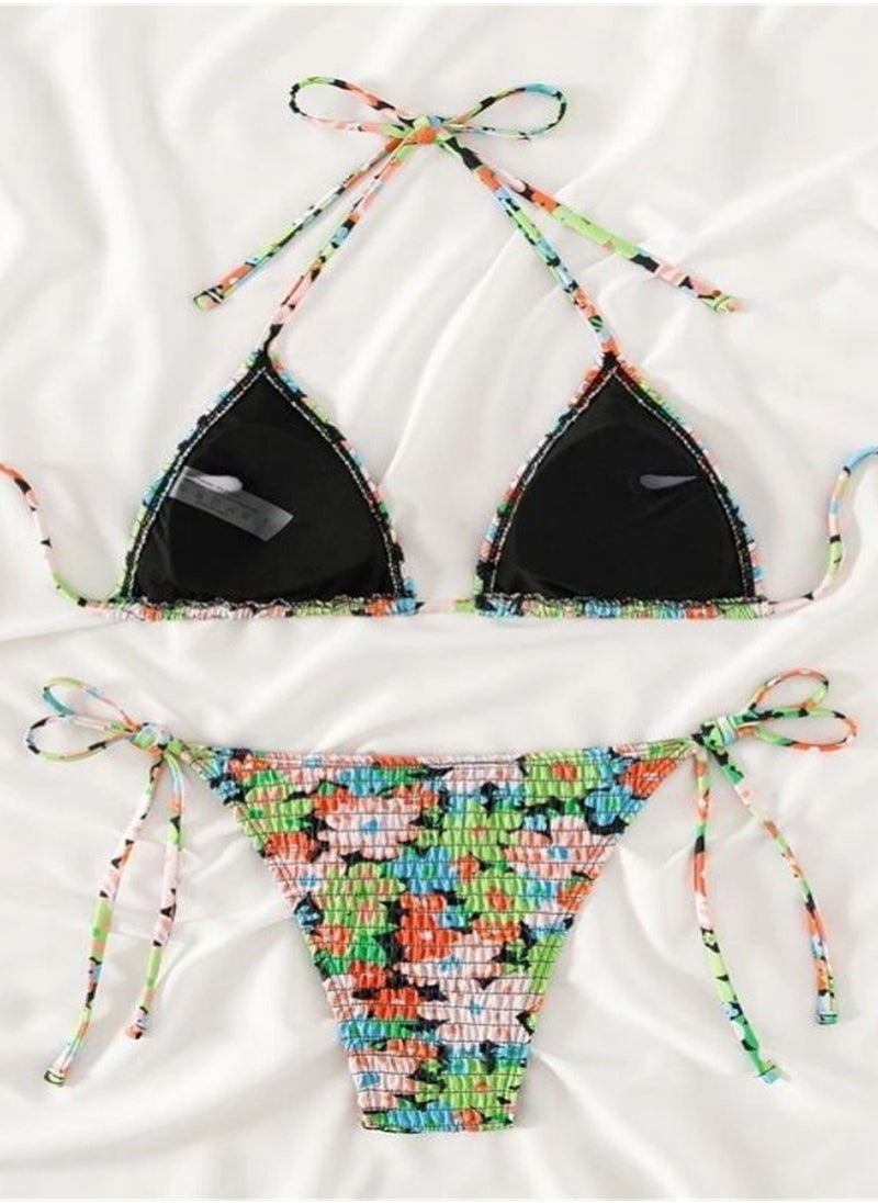 NADANBAO Fashion bikini halterneck suspender suit swimsuit beach vacation swimsuit - Image 2