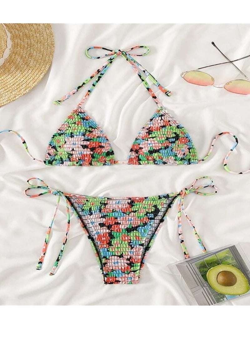 NADANBAO Fashion bikini halterneck suspender suit swimsuit beach vacation swimsuit - Image 4