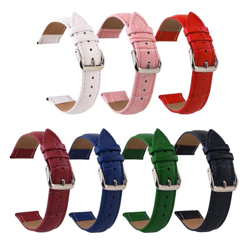Bluejw High Quality 21mm Leather Watch Strap – Premium Replacement Strap for Smart Watches, Durable & Comfortable Wrist Band - Image 4