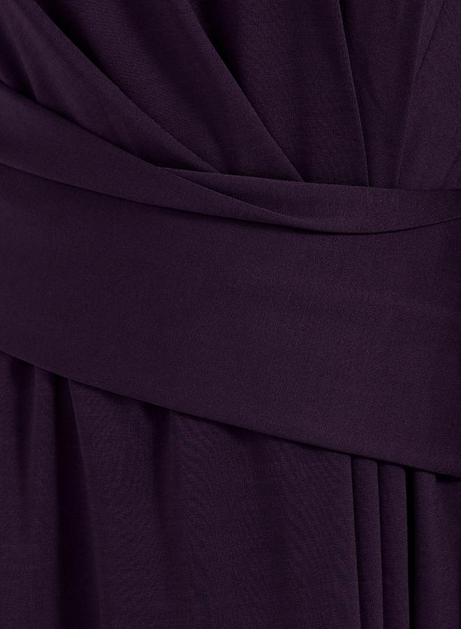 Styli Drape Cape Sleeve A-Line Maxi Dress - Image 3