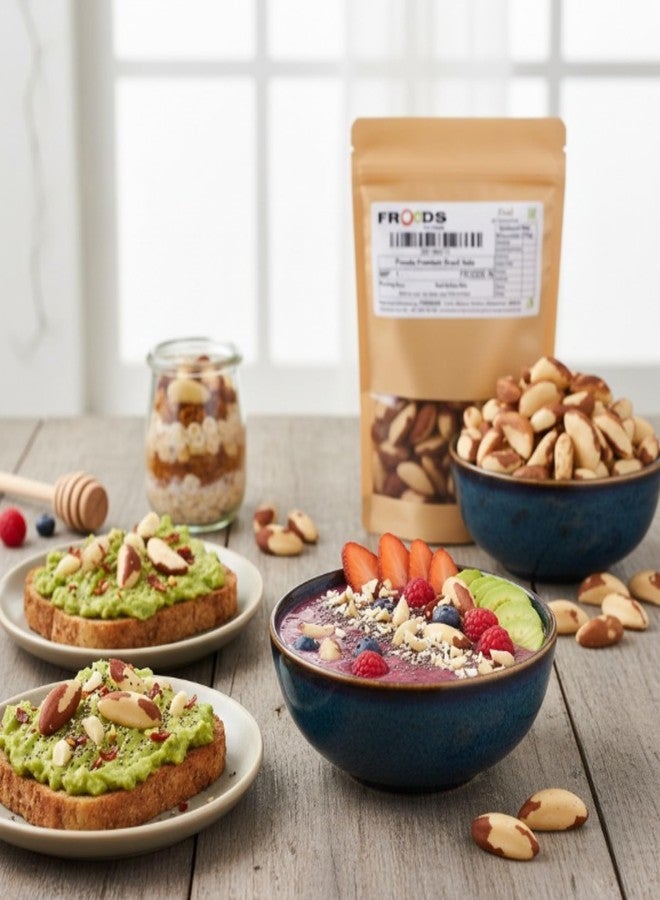 cartup Froods Jumbo Brazil Nuts, High Selenium Superfood for Thyroid, Immunity & Energy | Premium, Whole, Raw Dry Fruits & Healthy Snack - 100g - Image 3