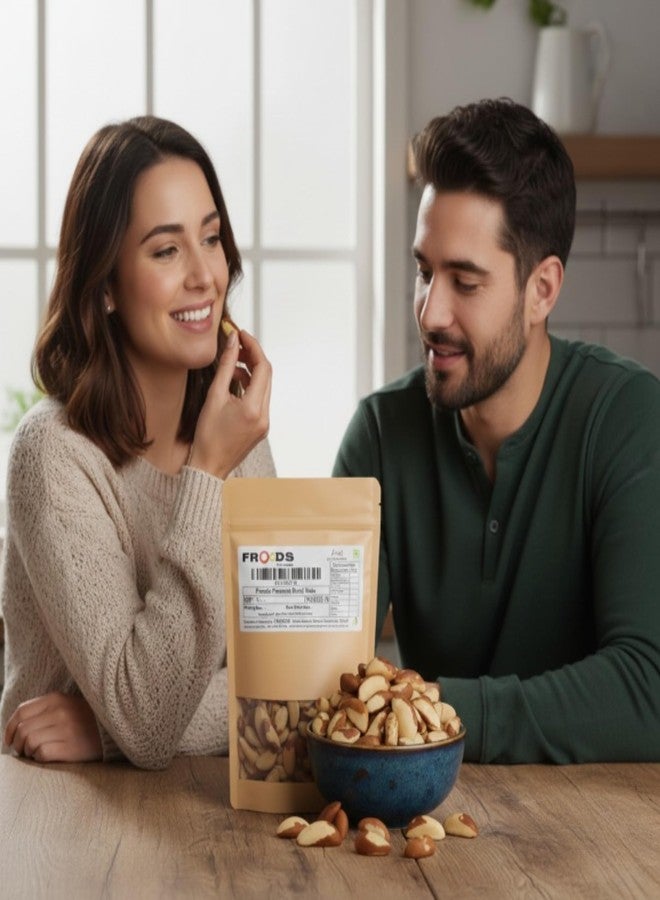 cartup Froods Jumbo Brazil Nuts, High Selenium Superfood for Thyroid, Immunity & Energy | Premium, Whole, Raw Dry Fruits & Healthy Snack - 100g - Image 2