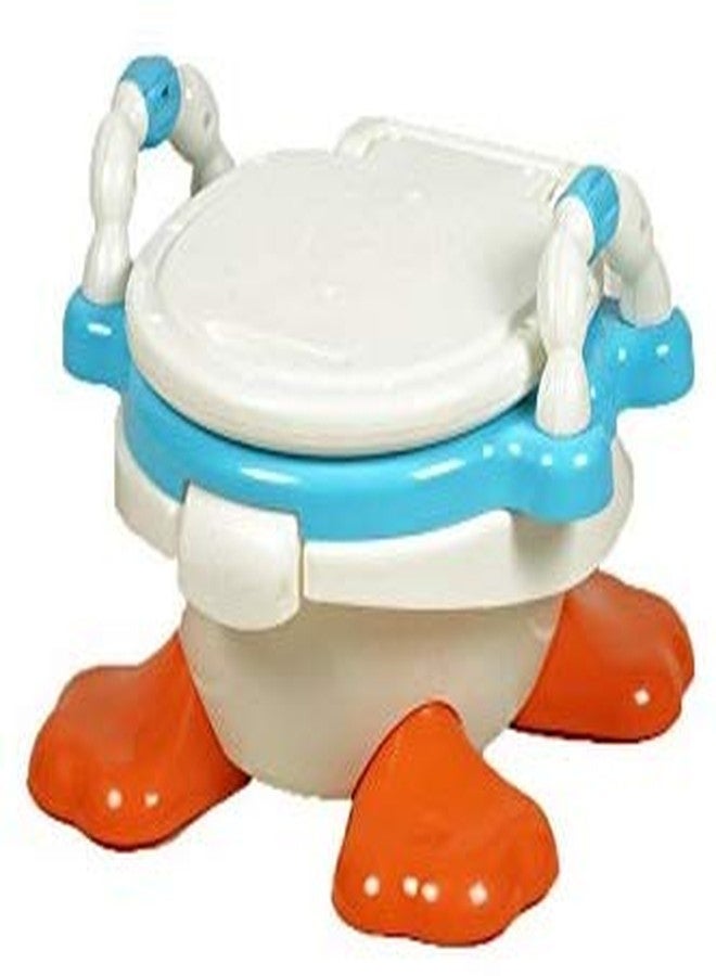 Goyal's Baby Duck Potty Training Seat with Removable Bowl and Closable Cover - Blue - Image 4