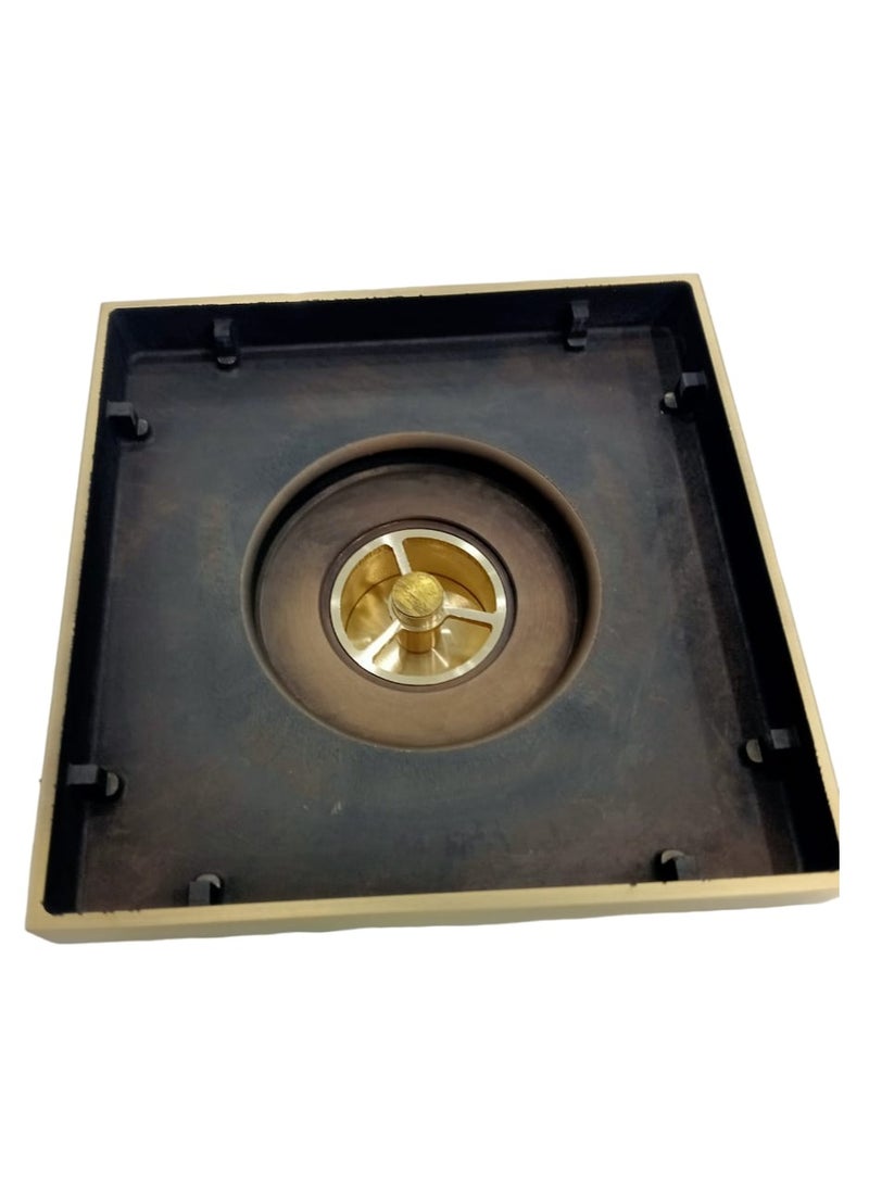 D&N "Invisible Elegance: High-Quality  Gold Sink Waste Hair Grate Concealed Floor Drain" - Image 3