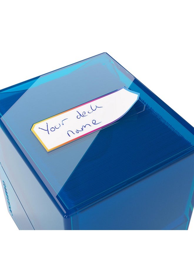 Gamegenic Gamegenic Bastion 100+ XL Deck Box - Compact, Secure, and Perfectly Organized for Your Trading Cards! Safely Protects 100+ Double-Sleeved Cards, Blue Color, Made  - Image 5