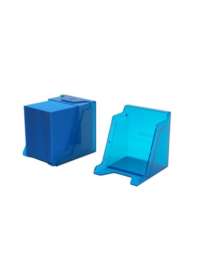 Gamegenic Gamegenic Bastion 100+ XL Deck Box - Compact, Secure, and Perfectly Organized for Your Trading Cards! Safely Protects 100+ Double-Sleeved Cards, Blue Color, Made  - Image 3