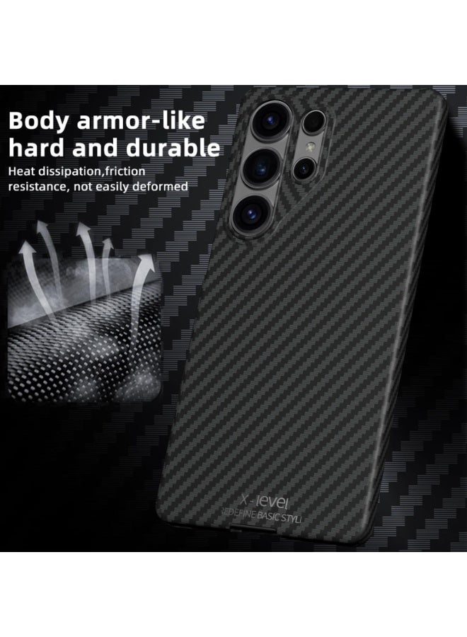 X-level Magnetic Aramid Fiber Case for Samsung Galaxy S25 Ultra (2025), Slim & Lightweight Carbon Fiber Design, MagSafe-Compatible Durable Protective Cover - Image 5