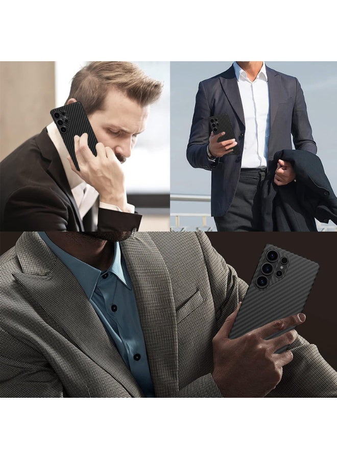 X-level Magnetic Aramid Fiber Case for Samsung Galaxy S25 Ultra (2025), Slim & Lightweight Carbon Fiber Design, MagSafe-Compatible Durable Protective Cover - Image 2