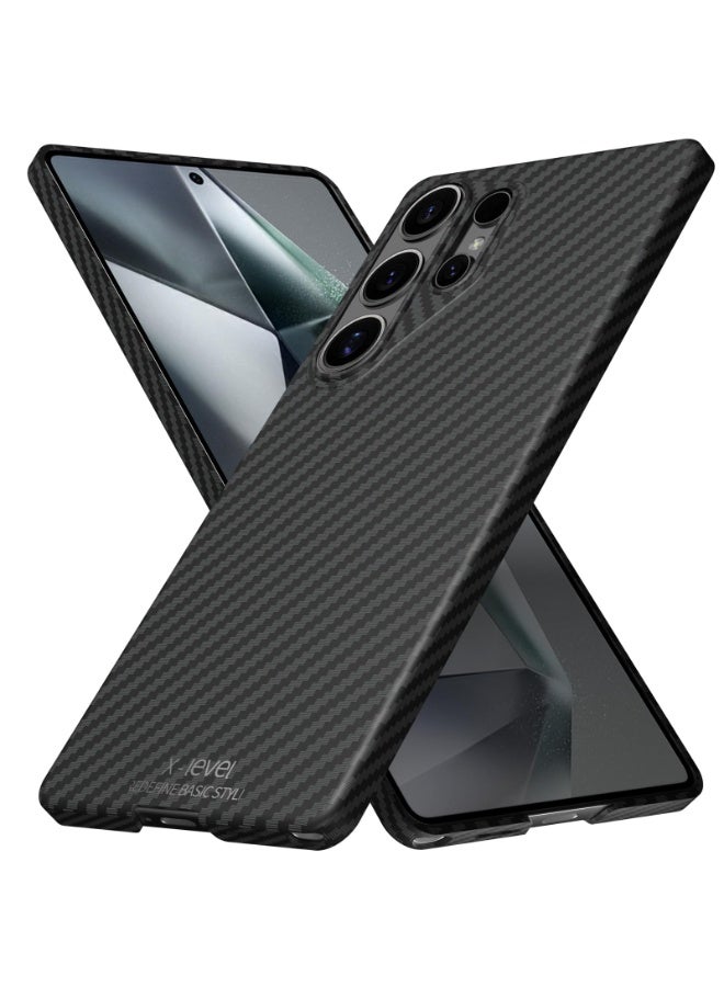 X-level Magnetic Aramid Fiber Case for Samsung Galaxy S25 Ultra (2025), Slim & Lightweight Carbon Fiber Design, MagSafe-Compatible Durable Protective Cover - Image 1