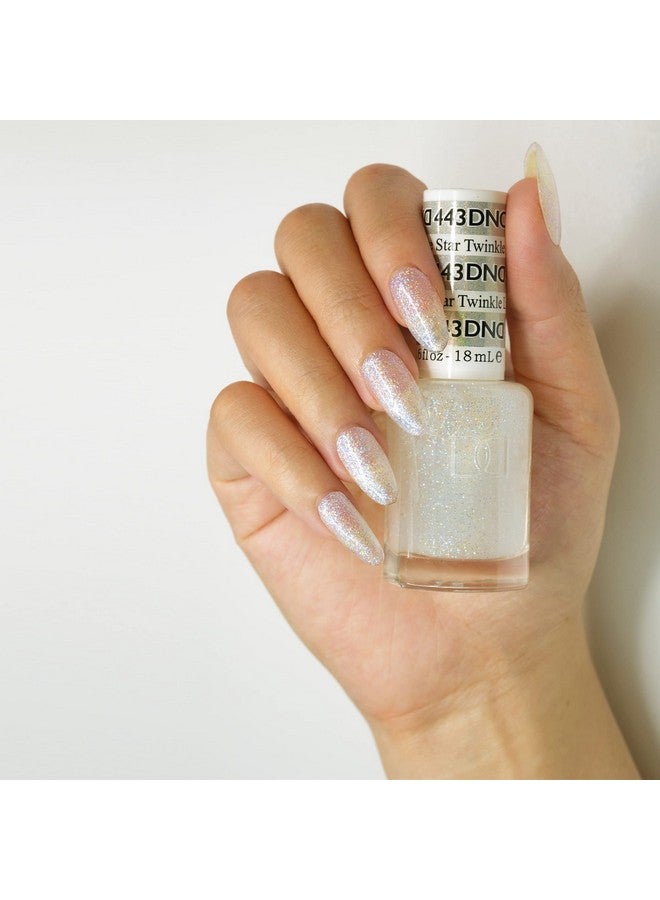 ديزي دي إن دي مجموعة طلاء جل دي إن دي، 1 طلاء جل متعدد وطلاء أظافر متعدد 443 توينكل ليتل ستار، 0.5 أونصة سائلة - Image 2