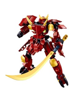 Samurai Mech Warrior Model Building Sets, Robot with Long Swords and Openable Cockpits Building Blocks Toy Set, 236 Pieces Creative Collectible Gift for Adults Man Teens Boys 6+