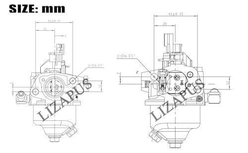 LIZAPUS Huayi OEM Carburetor Carb Compatible with Craftsman MTD 247.889720 31AS68SF799 247.88791 247.887910 31AH54TG799 247.88199 247.881990 31A-32BD799 247.888301 247.888300 31AH55TH799 Snow Thrower - Image 3