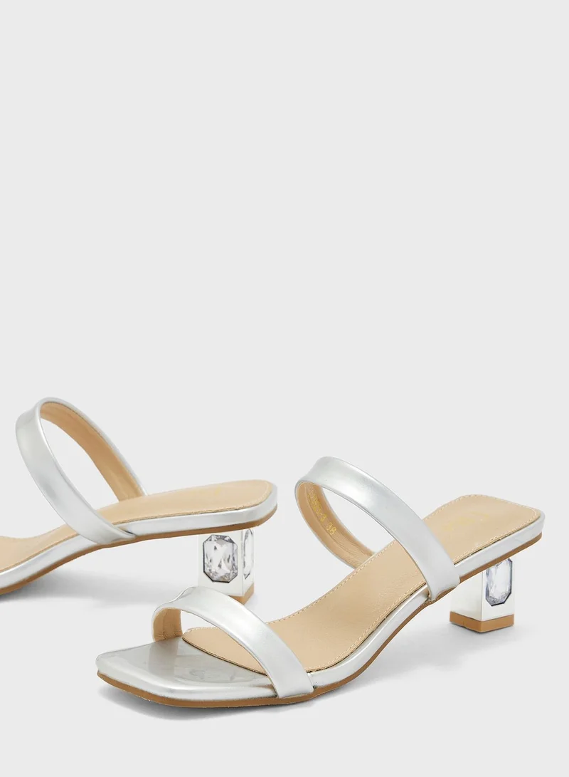 Ella Limited Edition Jewelled Strappy  Mule