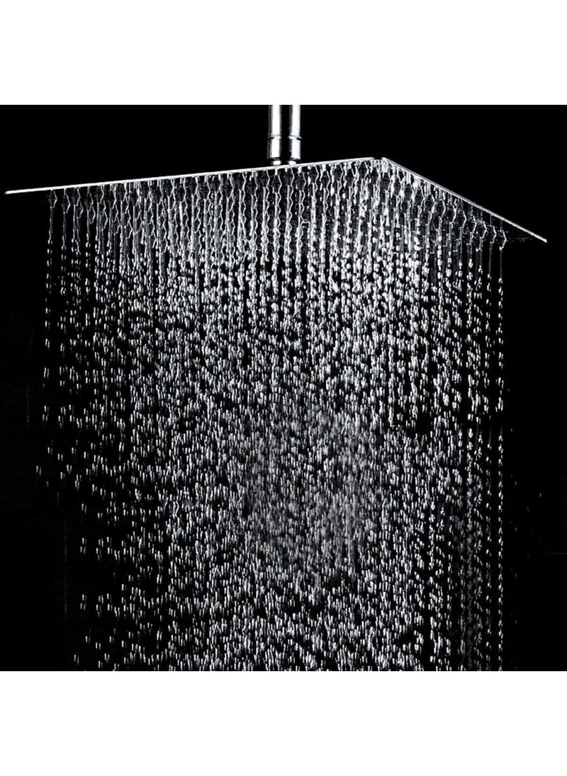 AMJ - AMJ® 8x8 (8Inch) Stainless Steel UltraSlim Square Rain Shower -PACK OF 2 - Image 1