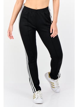 adidas Originals Women Sportswear Fit Running Track Pants, Black  - Image 1
