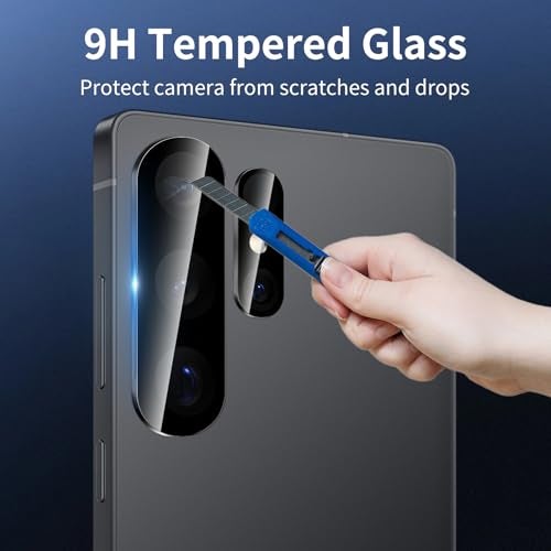 Dengduoduo 3 Pack Camera Lens Protector for Samsung Galaxy S26 Ultra, Tempered Glass Camera Protector Back Lens Cover, Ultra HD, 9H Hardness, Anti-Scratch, Case Friendly[No Affect on Night Shots] - Image 5