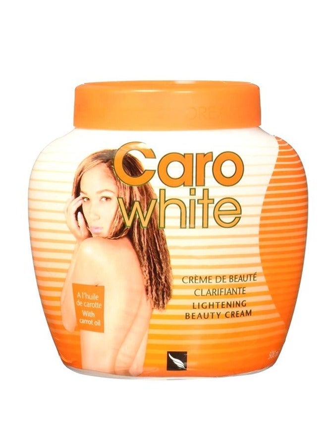 CARO WHITE Lightening Beauty Cream 500ml & Lightening Moisturizer Oil 50mlBundle - Image 2