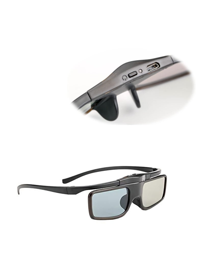 Generic - Rechargeable Active Shutter RF 3D Glasses, DELFINO RF 3D Glasses for Sony Epson Toshiba Sharp, Compatible with TDG-BT500A, SSG-5100GB, AN3DG40 - Image 1