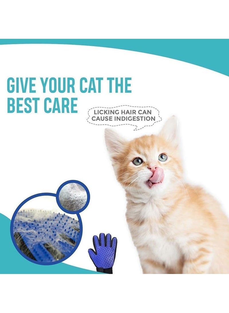 Generic This revolutionary pet grooming and massage glove from this brand is specially designed to remove dead hair and massage cats and dogs, comes in a distinctive blue color.  - Image 4