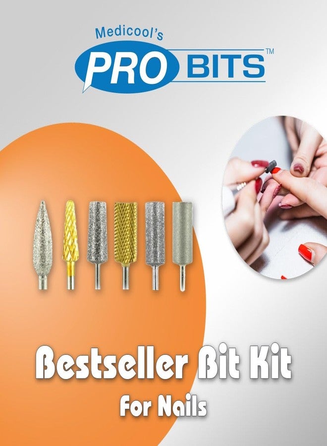 Medicool Standard Bit Kit | Pro Bits Trimming Shaping Nail Tools | KIT-SK - Image 2