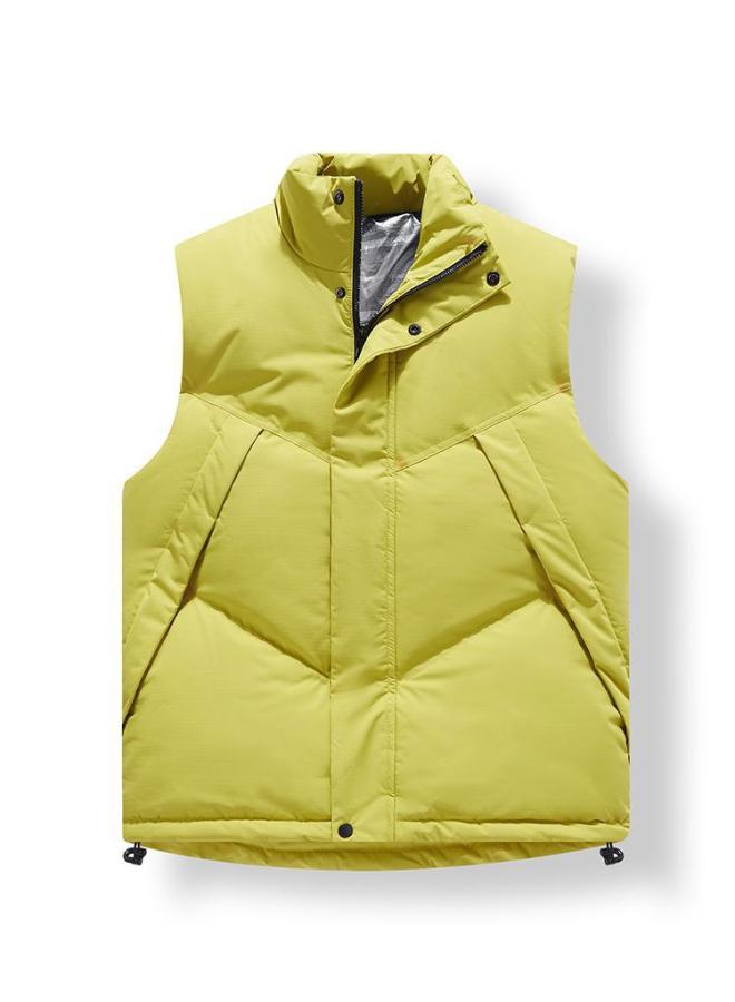 Graphene Windproof Sports Vest Outdoor Down Cotton Training Running Vest for Autumn and Winter