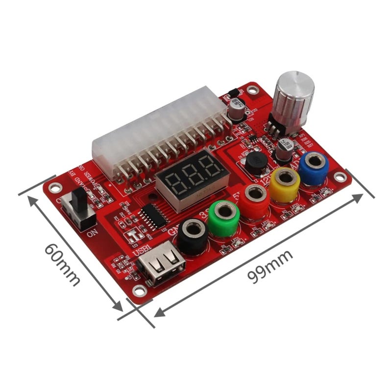 ATX Computer Power Supply Voltage Regulator Board with 24 Pin Output - Image 3